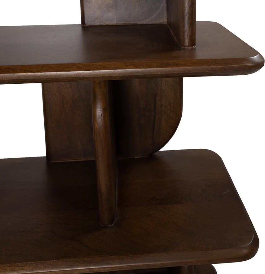 Oregano boekenkast 90, Mango Brown Walnut - Afbeelding 3