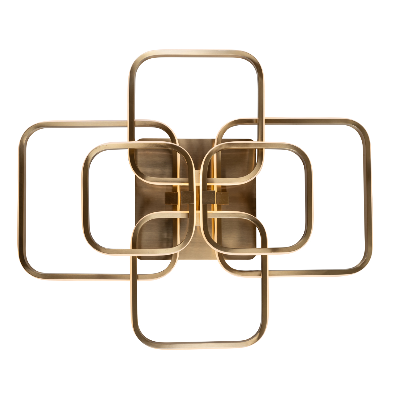 Plafondlamp Cailey brushed gold - Afbeelding 3