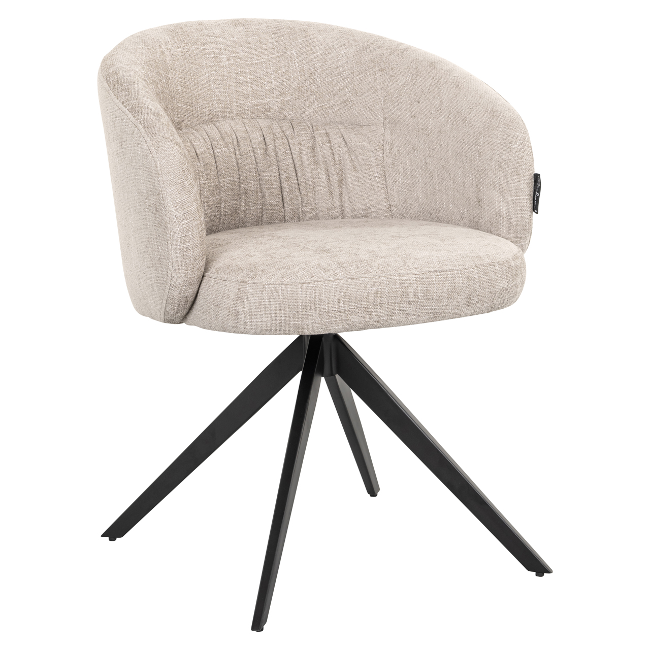 Eetkamerstoel Olivia natural miami swivel - Afbeelding 2