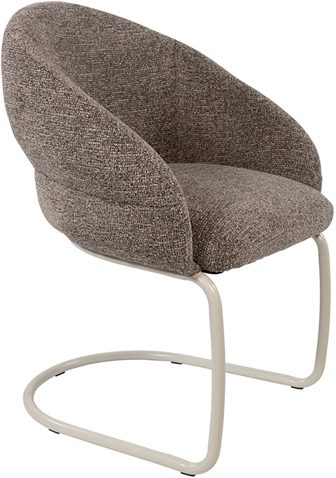 Taylor - armstoel - beige onderstel - Present - Brown 440 - Afbeelding 4