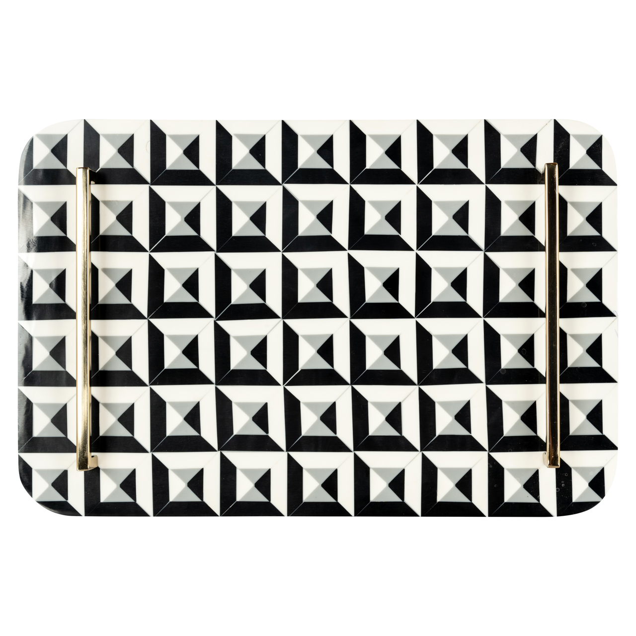 Dienblad Birte black/white - Afbeelding 3