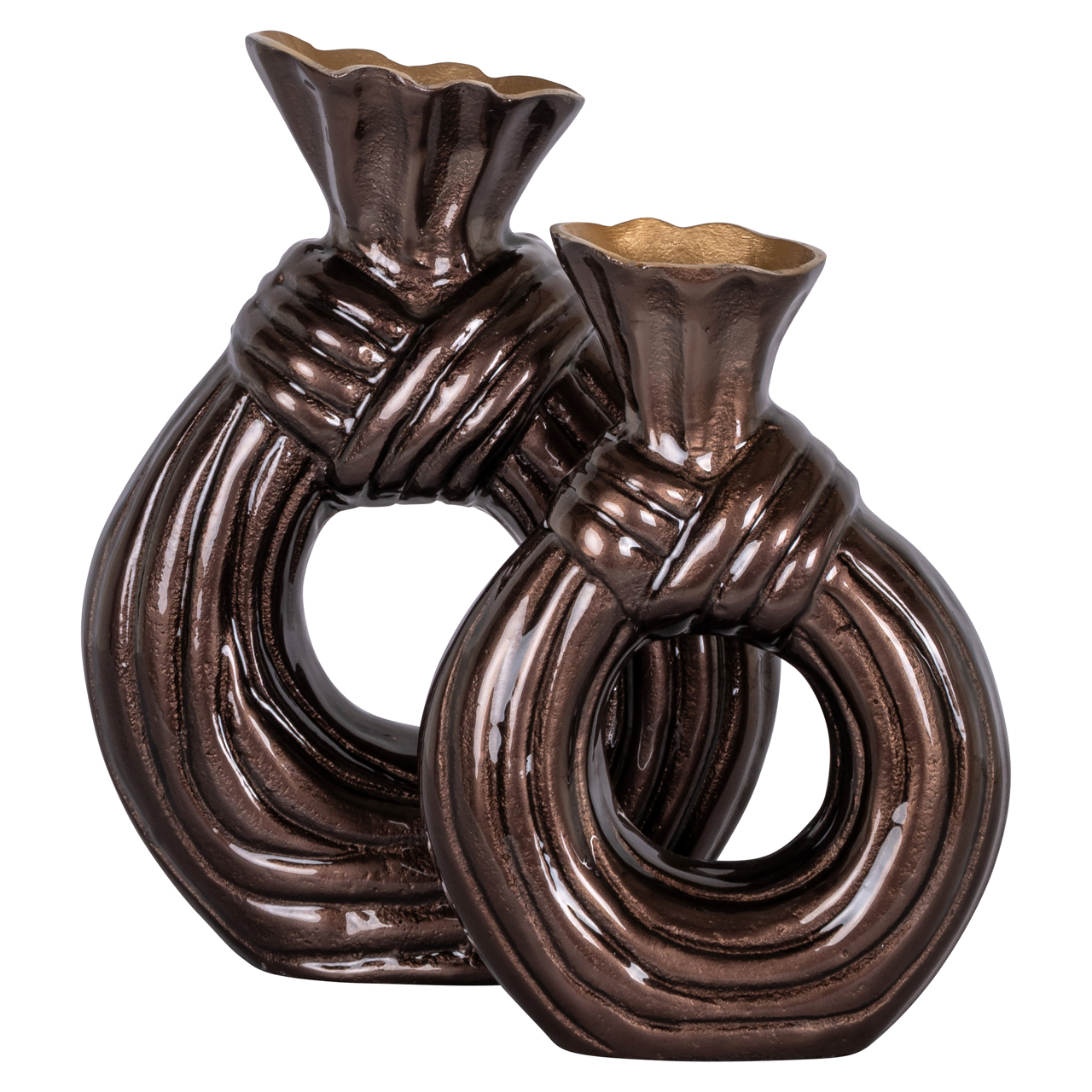 Vaas Suen dark brown small - Afbeelding 5