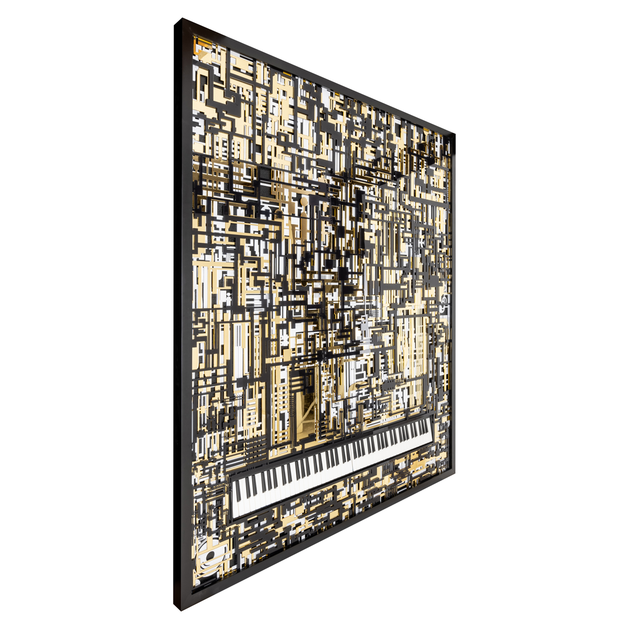 Wall art Wibi black/gold - Afbeelding 2