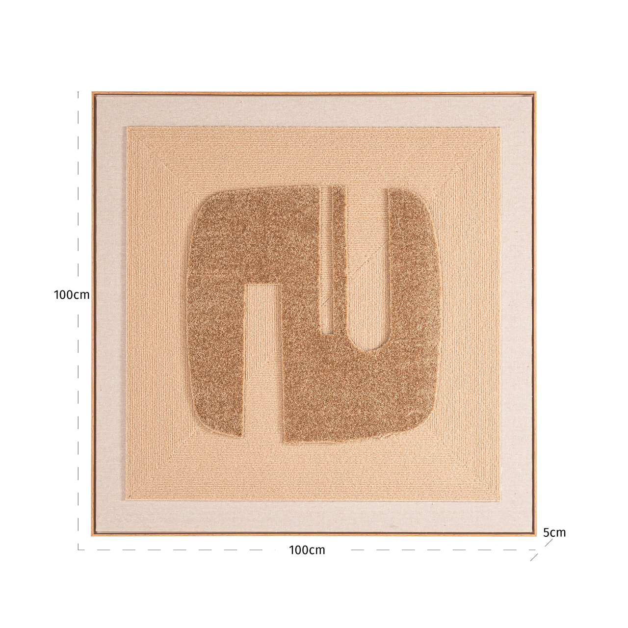 Wall art Seda gold - Afbeelding 4