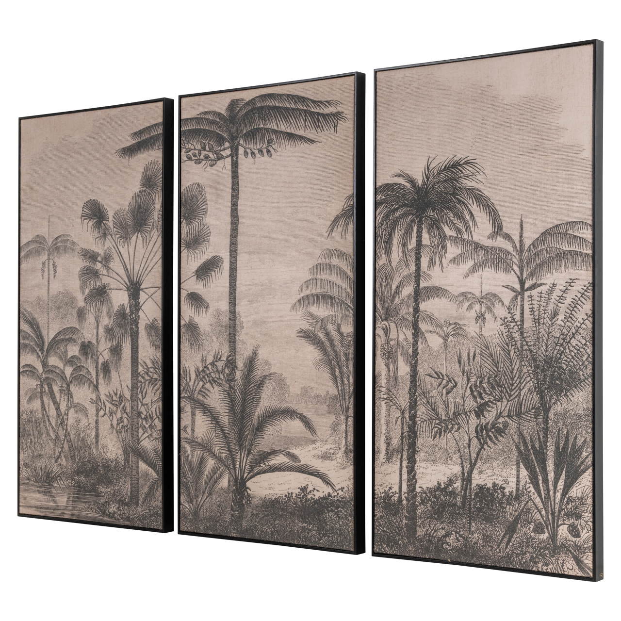 Wall art Rhapsody brown (Set of 3) - Afbeelding 3