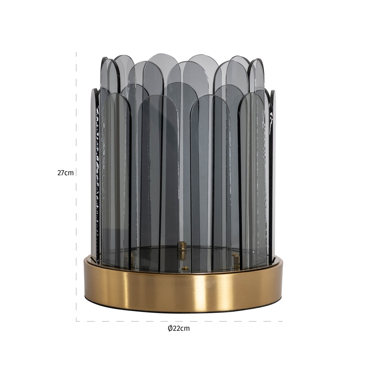 Windlicht Daisey smoke small - Afbeelding 2