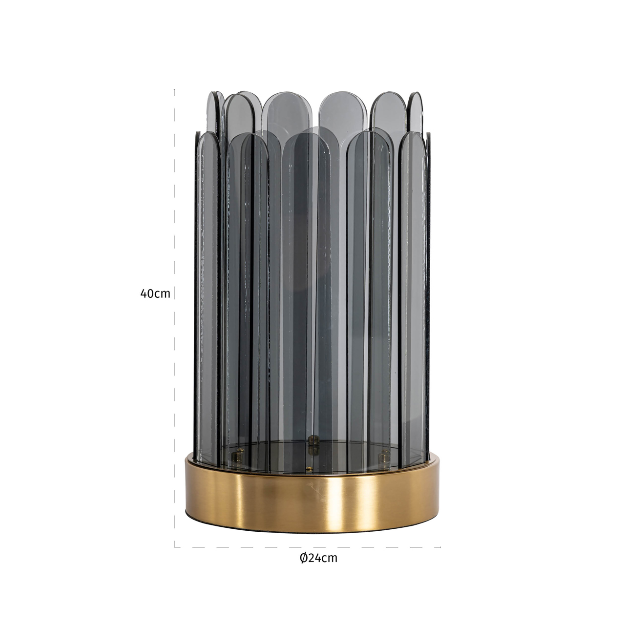 Windlicht Daisey smoke large - Afbeelding 2