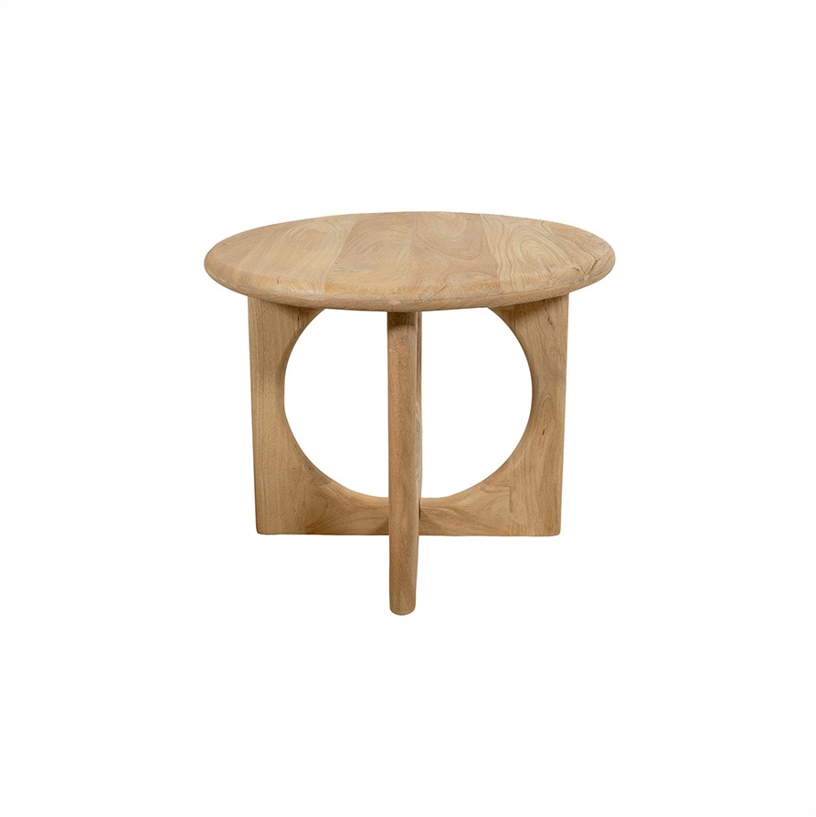 Salontafel Ø60, Acacia Groovy Natural - Afbeelding 2
