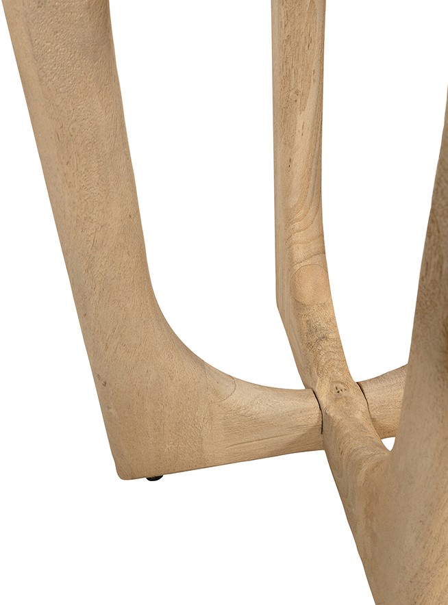Salontafel Ø60, Acacia Groovy Natural - Afbeelding 5