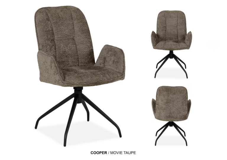 getpicture Eetkamerstoel met arm Cooper microvezel